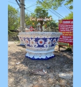 Chậu bát giác kích thước 1m4