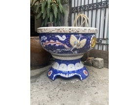 Chậu ang tròn ( trái bần ) song phụng