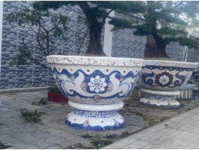 chậu tròn kích thước 1 mét
