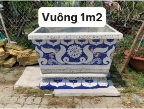chậu vuông kích thước 1m2