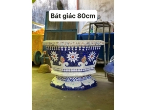 Chậu bát giác kích thước 80cm