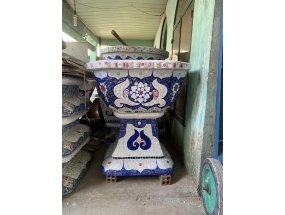 Chậu vuông chặt góc 65cm